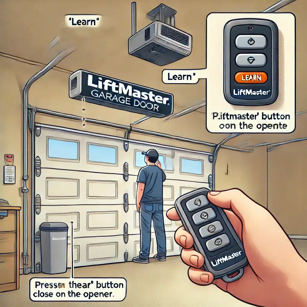 how to program a garage door remote liftmaster